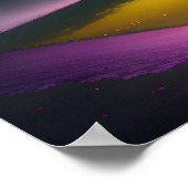 Rosa Aurora-Wald Poster (Ecke)