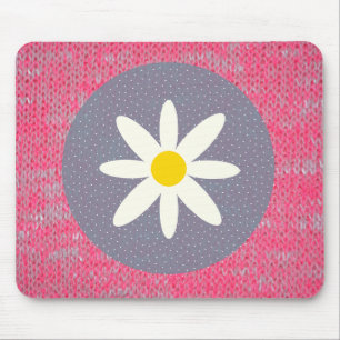 Rosa Ausgebranntes Muster Frieden Liebe Schicksal Mousepad