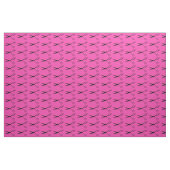 Rosa Ausschnitt des schwarzen Haares scissors Stoff (Yard (91,4 cm))