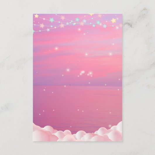 Rosa Außenraumdusche Kleiner Explorer Kinderdusche Begleitkarte (Rückseite)