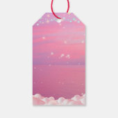 Rosa Außenraumdusche Kleiner Explorer Kinderdusche Geschenkanhänger (Rückseite)