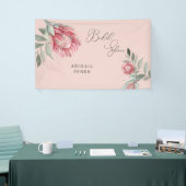 Rosa australisches Brautparty Banner (Messeveranstaltung)