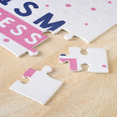 Rosa Autismus-Bewusstsein Puzzle (Seite)