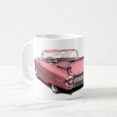 Rosa Auto 1959 Cadillacs Kaffeetasse (Vorderseite Links)