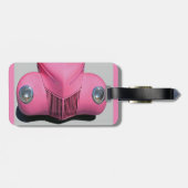 rosa Auto Gepäckanhänger (Rückseite horizontal)
