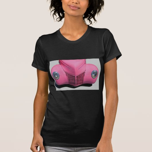 rosa Auto T-Shirt (Vorderseite)