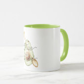 Rosa Avocado-Herzlöffel Tasse (VorderseiteRechts)