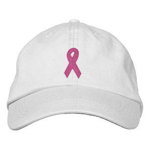 Rosa Awareness Ribbon Bestickte Baseballkappe