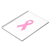 Rosa Awareness Ribbon Notizblock (Linke Seite)