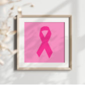 Rosa Awareness Ribbon Poster