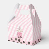 Rosa Axolotl Bubble Boba Tea Tee Tee Tee Girl Birt Geschenkschachtel (Rückseite)