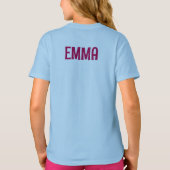 rosa Axolotl-Party T-Shirt (Rückseite)