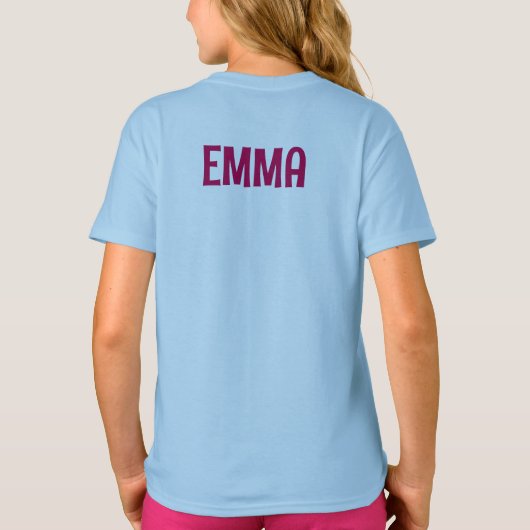 rosa Axolotl-Party T-Shirt (Rückseite)