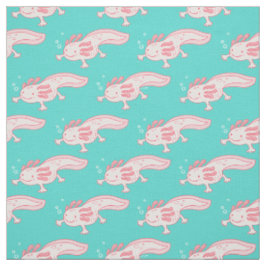 rosa Axolotmuster Stoff