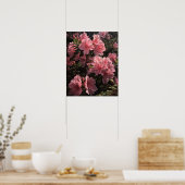 Rosa Azalea Blume Art Print Poster (Küche)