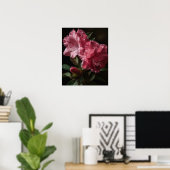 Rosa Azalea Blume Art Print Poster (Heimbüro)
