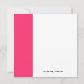 Rosa Azalea Blume Party Einladung (Vorderseite)