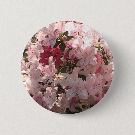 Rosa Azalea Button (Vorderseite)