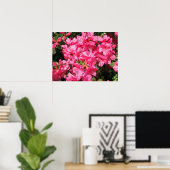 Rosa Azalea Poster (Heimbüro)