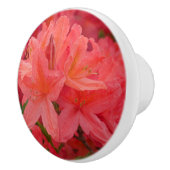 Rosa Azalea Rhododendron Blume Keramikknauf (Rechts)