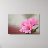Rosa Azalea Textil Leinwanddruck (Vorderseite)
