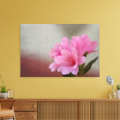 Rosa Azalea Textil Leinwanddruck (Insitu (Wohnzimmer))