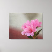 Rosa Azalea Textil Leinwanddruck (Vorderseite)
