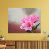 Rosa Azalea Textil Leinwanddruck (Insitu (Wohnzimmer))