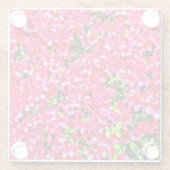 Rosa Azaleas Untersetzer (Rückseite)