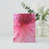ROSA AZALEEN-BLUMEN 24 POSTKARTE (Stehend Vorderseite)