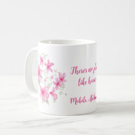 Rosa Azaleen-Blüten Kaffeetasse