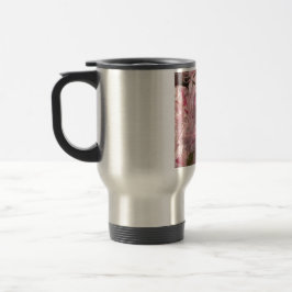 Rosa Azaleen Reisebecher