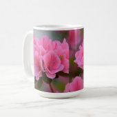 Rosa Azaleen-Tasse Kaffeetasse (Vorderseite Links)