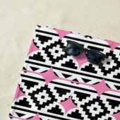 rosa Aztekenmuster Strandtuch (Beispiel)