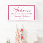 Rosa Baby Aqiqah Banner (Insitu)