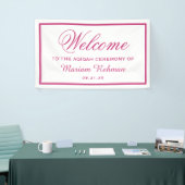 Rosa Baby Aqiqah Banner (Messeveranstaltung)