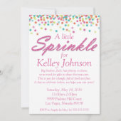 Rosa Baby besprühen Dusche einladen Einladung (Vorderseite)