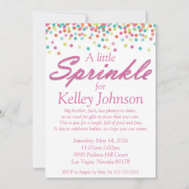 Rosa Baby besprühen Dusche einladen Einladung