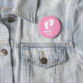 Rosa Baby lädt Button (Beispiel)
