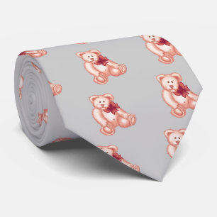 Rosa Baby Mädchen Bär Krawatte