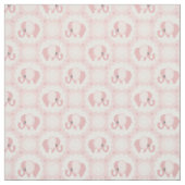 Rosa Baby-Säuglings-Duschen-Elefant-Tier Stoff (Muster)
