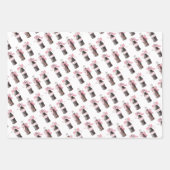 Rosa Baby-Soda Ready to POP Geschenkpapier Set (Vorderseite)