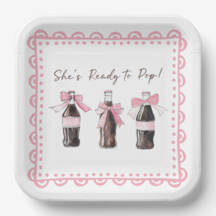Rosa Baby-Soda Ready to POP  Pappteller
