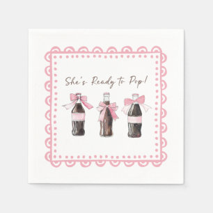 Rosa Baby-Soda Ready to POP Serviette