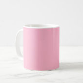 Rosa Baby (Vollfarbe)  Kaffeetasse (Vorderseite Links)