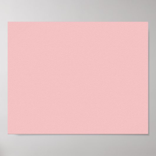 Rosa Baby (Vollfarbe) Poster (Vorne)