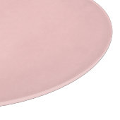 Rosa Baby (Vollfarbe) Schneidebrett (Ecke)