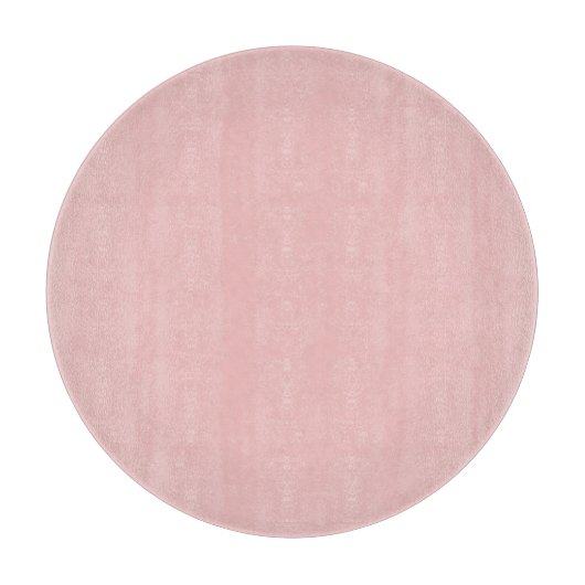 Rosa Baby (Vollfarbe) Schneidebrett (Vorderseite)