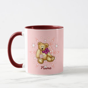 Rosa Babybär Tasse