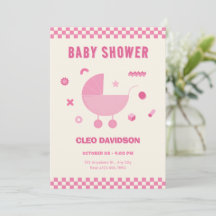 Rosa Babybettrollendusche